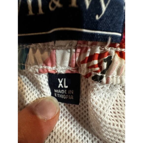 Crown And Ivy Swim Trunks Pink Flamingo Men’s Size XL Shorts - Picture 7 of 9